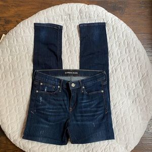 Express Super Skinny Mid Rise